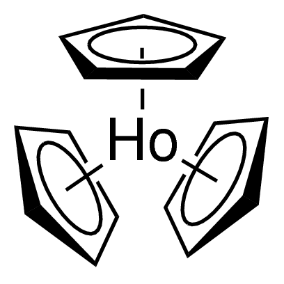 Tris(cyclopentadienyl)holmium(III) - CAS:1272-22-6 - HoCp3, Tricyclopentadienylholmium, Holmium tricyclopenta-2,4-dienide, Holmium tris(h5-2,4-cyclopentadien-1-yl)-, Tris(?5-2,4-cyclopentadien-1-yl)holmium
